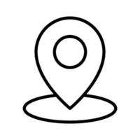 locatie marker pictogram vector