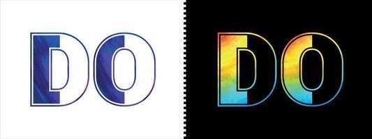 uniek Doen brief logo icoon vector sjabloon. premie elegant alfabet logo ontwerp voor zakelijke bedrijf