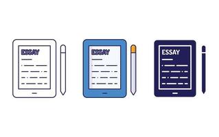 essay vector icoon