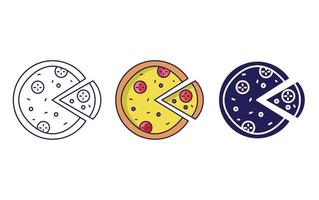 pizza vector icoon