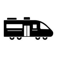 kogel trein vector icoon illustratie