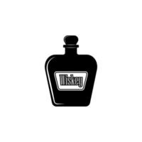 whisky fles vector icoon illustratie