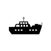 water vervoer, schip vector icoon illustratie