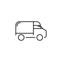 vrachtwagen vectorillustratie pictogram vector