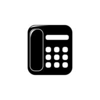 huis telefoon vector icoon illustratie