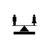 geslacht gelijkheid vector icoon illustratie