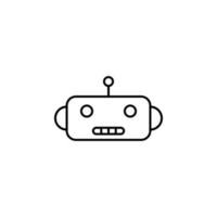 technologie robot vector icoon illustratie
