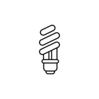 elektriciteit, licht lamp vector icoon illustratie