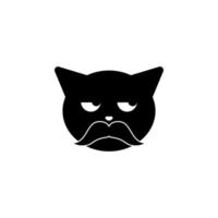 koel ouder kat vector icoon illustratie