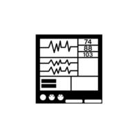 elektrocardiogram, Gezondheid, cardiogram, medisch vector icoon illustratie