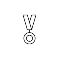 medaille vector icoon illustratie