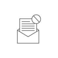 spam, brief, mail vector icoon illustratie