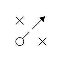strategie, concept vector icoon illustratie