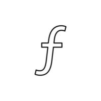 functie teken vector icoon illustratie