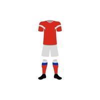 Rusland nationaal Amerikaans voetbal het formulier vector icoon illustratie