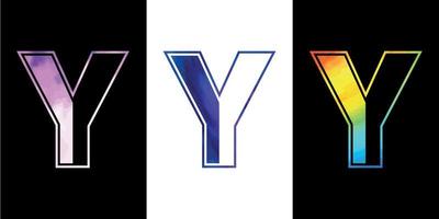 eerste brief y logo icoon vector ontwerp sjabloon. premie luxueus logotype voor zakelijke bedrijf identiteit