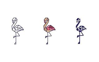 flamingo vector pictogram