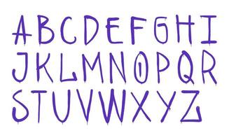 graffiti alfabet. verstuiven verf effect brieven vector
