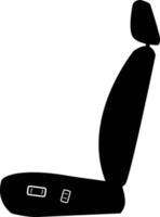 kant stoel icoon Aan wit achtergrond. auto stoel teken. modern auto stoel symbool. vlak stijl. vector