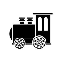 kinderen trein icoon vector. openbaar vervoer illustratie teken. spoorweg symbool. vector
