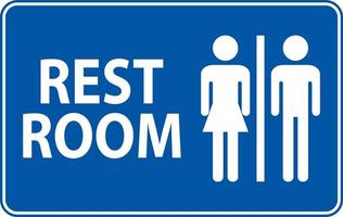 symbool badkamer teken toilet met Mens en vrouw teken vector