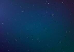 sterrenhemel lucht kleur achtergrond. donker nacht lucht. oneindigheid ruimte met glimmend sterren. vector illustratie