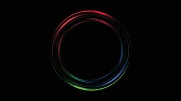 abstract wazig kleur wiel. kleurrijk kolken cirkel. ronde kader of banier met plaats voor uw inhoud. vector