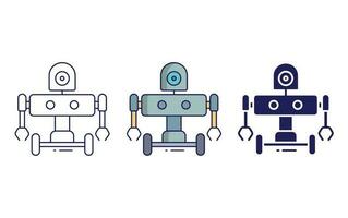 robot vector pictogram