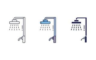 douche vector pictogram