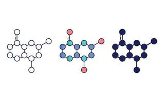 moleculen vector icoon