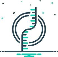 mix icoon voor dna vector