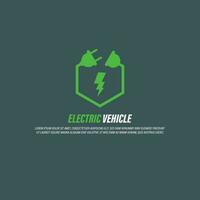 ev icoon logo vector