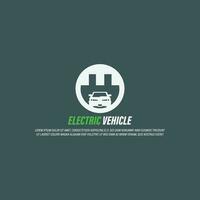 ev icoon logo vector