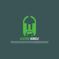 ev icoon logo vector