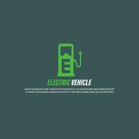 ev icoon logo vector