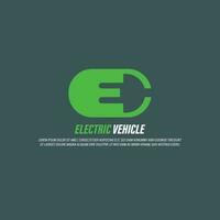 ev icoon logo vector