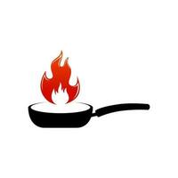 Koken voedsel vector logo