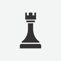 schaken vector illustratie pictogram. koning, spel geïsoleerd symbool
