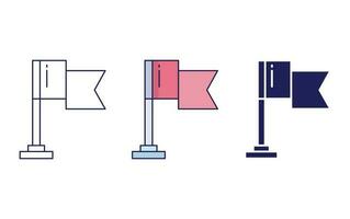 vlag vector pictogram