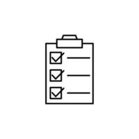 checklist vector icoon illustratie