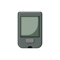 niveau bloed glucometer tekenfilm vector illustratie