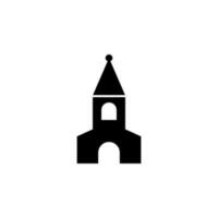 kerk vector icoon illustratie