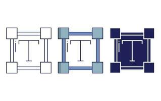 typografie vector pictogram