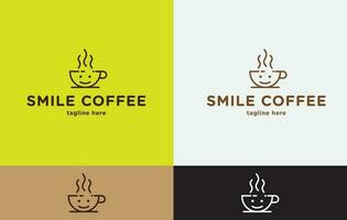 koffie logo ontwerp vector kunst eps