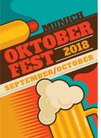 Oktoberfest-flyer vector