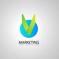modern afzet bedrijf logo vector sjabloon, digitaal marketing, richting. opstarten ontwerp concept