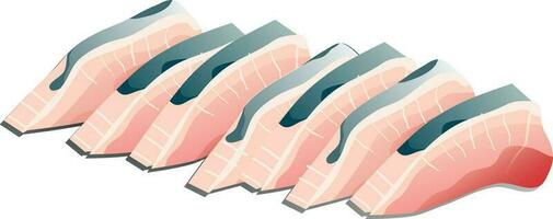 sashimi illustratie vector