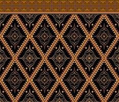 etnisch volk meetkundig naadloos patroon in zwart en bruin in vector illustratie ontwerp voor kleding stof, mat, tapijt, sjaal, omhulsel papier, tegel en meer