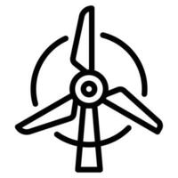 turbine icoon het beste kwaliteit schets symbool icoon vector illustratie