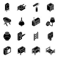 meubels en elektrische apparaten vector